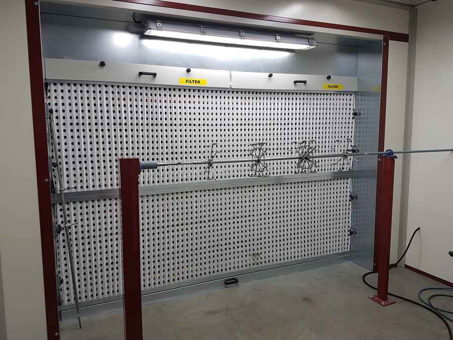 Beam semi-automatic painting system (Italy) - Ardesia projects